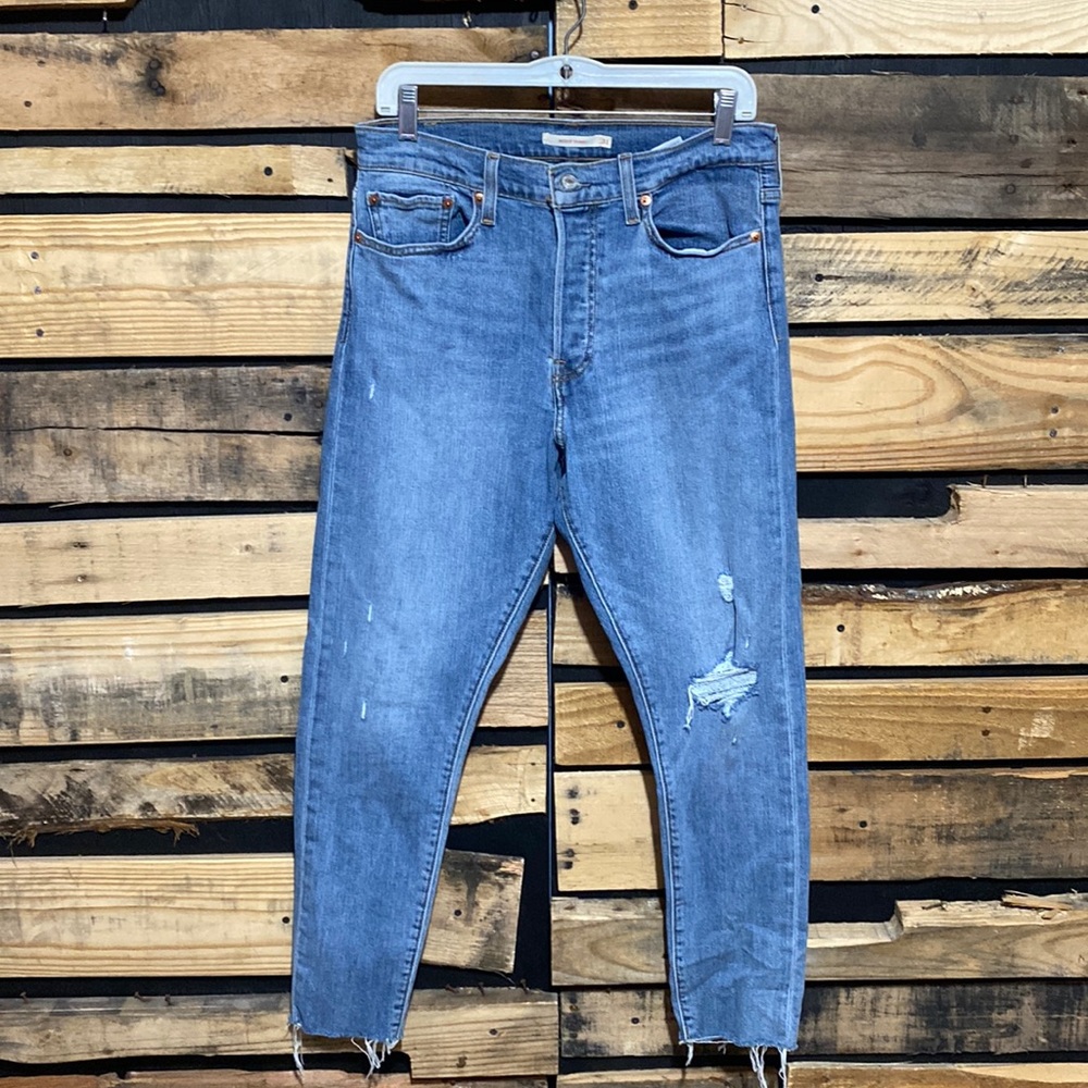 Women’s Levi’s‎ High Waisted Wedgie Skinny Buttonfly Jeans Size 31